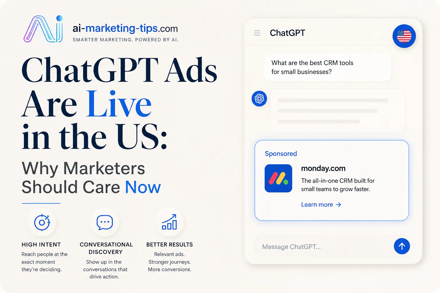 ChatGPT Ads Are Live in the US: Why Marketers Should Care Now
